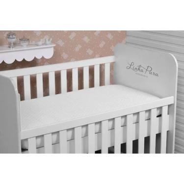 Imagem de Capa Colchão de Berço Impermeável Antiácaro Branco padrão americano Go