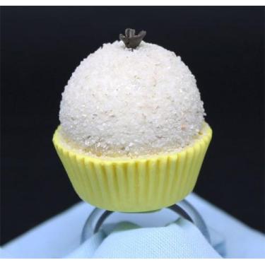 Imagem de Anel Porta Guardanapo de Biscuit Beijinho - M&G Decor