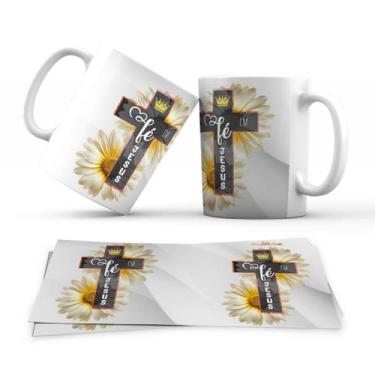 Imagem de Caneca Personalizada Evangelica Fé em Jesus - Premium