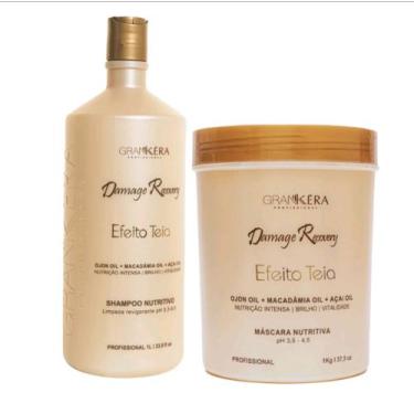 Imagem de Kit Damage Recovery Efeito Teia profissional shampoo 1L MÁSCARA 1KG - 