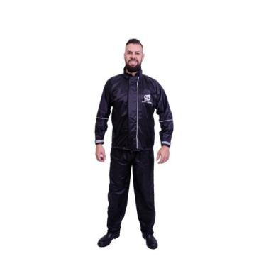 Imagem de Capa De Chuva Moto Motoqueiro nylon Luxo Masculina - Star Capas, GG