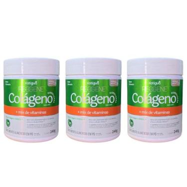 Imagem de Kit 3 Colágeno Hidrolisado + Mix De Vitaminas Verisol 240g - Katigua