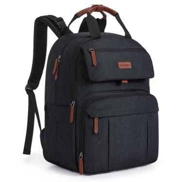 Imagem de Mochila de fraldas mommore expansível 32L para 2 crianças/gêmeos