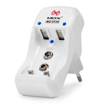 Imagem de Carregador De Pilhas E Baterias Recarregáveis Mox - Mo-Cp30 - Dotcell