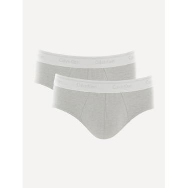 Imagem de Cueca Calvin Klein Brief Cotton Stretch Classic C11.01 CZ05 Cinza Pack