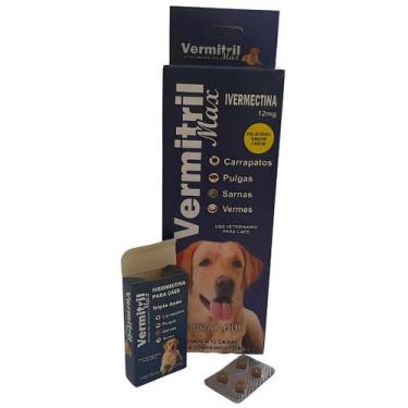 Imagem de Comprimidos Mastigáveis Anti Carrapato, Pulga, Verme e Sarna Vermitril