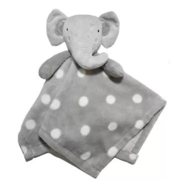 Imagem de Naninha Com Elefante de Pelúcia Macia Cinza - Loani