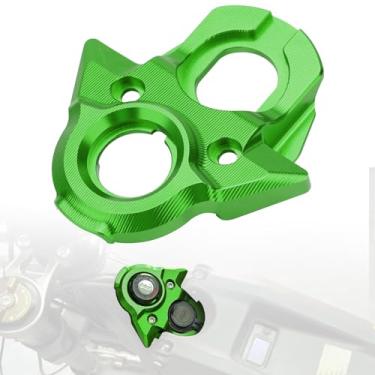 Imagem de SMOTRCC Capa de interruptor de ignição de alumínio CNC Sur Ron compatível com Surron Light Bee S X LBX Segway X160 X260, peças elétricas de bicicleta suja (verde)