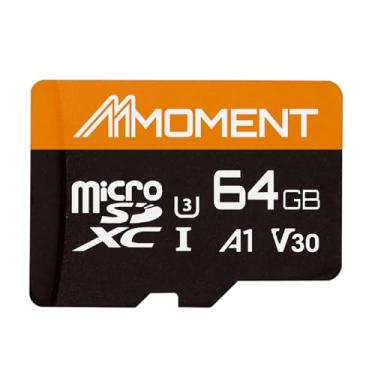 Imagem de MMOMENT Cartão Micro SDXC para Nintendo-Switch, A1, UHS-I, U3, V30, Classe 10, Velocidade de Leitura de até 95 MB/s, Velocidade de Gravação de até 35 MB/s, Adaptador SD Incluído (64GB, Laranja Alta