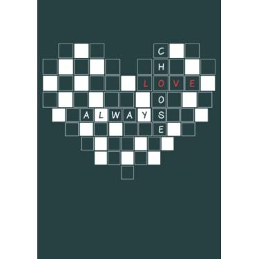 Imagem de I Love Crossword Puzzles, Ich Liebe Kreuzworträtsel: Cornell-Notizsystem, Notizbuch Din A4, 108 Seiten weiß, Softcover glänzend