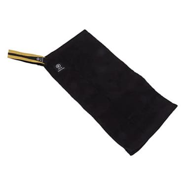 Imagem de Pano para Taco de Bilhar, Pano de Limpeza para Taco de Sinuca Com Design de Gancho Toalha de Limpeza para Taco de Sinuca de Algodão Preto Toalha de Polidor Toalha para Taco de