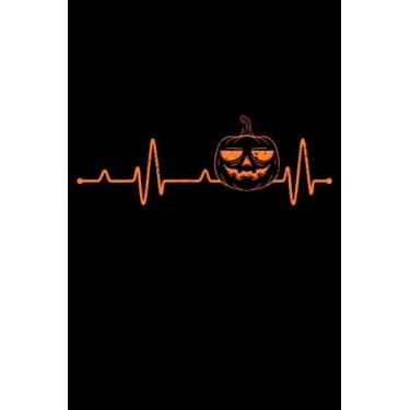 Imagem de Pumpkin Heartbeat Halloween Party Autumn Fall Trick Or Treat: Pumpkin Decor Fall Leaves Autumn Foliage | Dot Grid Journal, Notebook or Organizer | ... book, Scheduler, Task Checklist | 6x9 Inches