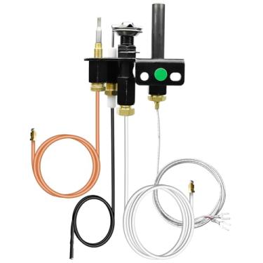 Imagem de ULZOZN Conjunto de piloto de lareira a gás substitui 69L17 69L1701 904405 J4117 108084-02 Adequado para Lennox Merit Elite Superior Gas Astria Fire Places compatíveis com fogões a gás lronStrike