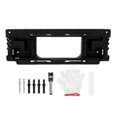 Imagem de Kit de Gabarito de Dobradiça Porta do Roteador, Conjunto de Modelos de Mortise 8 Tamanhos de Dobradiça 2-1/2in a 6in, Corte Mortizes Precisos para 1/4in, 5/8 Polegadas