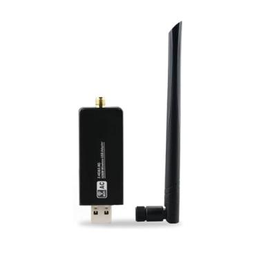 Imagem de JAPOO RTL8812AU Adaptador USB WiFi para PC Desktop e Laptop Antena 5dBi de banda dupla de alto ganho de 1200 Mbps 5.8G/2.4G suporta Kali Linux Ubuntu Mint Debian Kubuntu Mate Zorin PureOS Raspberry Pi