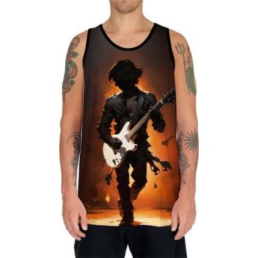 Imagem de Camiseta Regata Tshirt Animais Guitarrista Guitarra Música 1 - Enjoy S