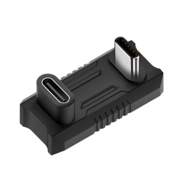 Imagem de chenyang Adaptador de conector angular USB C 20Gbps Power Data Video em forma de U compatível com ROG Ally Steam Deck Phone NS Switch