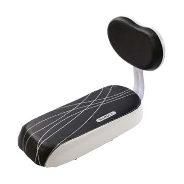 Imagem de oshhni Bicicleta Bicicleta de almofada traseira do banco traseiro com encomenda de backrest Ciclismo Substituição de bicicleta Kids Bike para bicicletas de, Preto