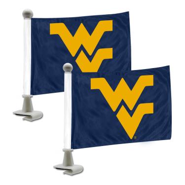 Imagem de Conjunto de bandeira de montanhismo NCAA West Virginia da ProMark com 2 peças, estilo embaixador, cor da equipe, tamanho único