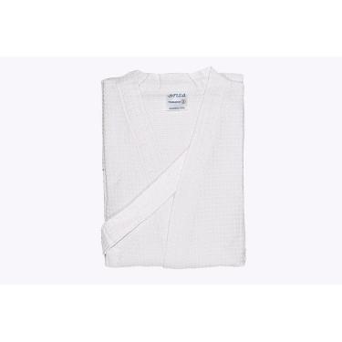 Imagem de Roupão Piquê 100% Algodão Briza Branco 5008 Tamanho G