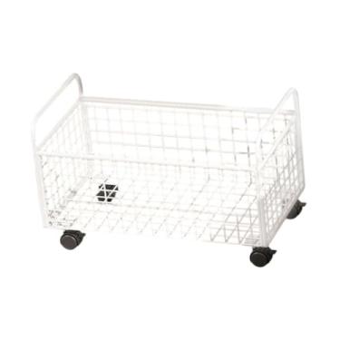 Imagem de Esquirla Carrinho de carteira rolante Carrinho Utilitário Under Desk Movable Book Bin Storage Bin for Daily Itens Diário Sala de Estudo de Salfas Escolares, L