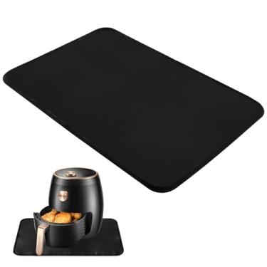 Imagem de Tapete resistente ao calor para fritadeira a ar, almofadas quentes para protetor térmico de balcão de cozinha, tapetes protetores de bancada para acessórios de máquina de café (tamanho: 60 x 40 cm/24