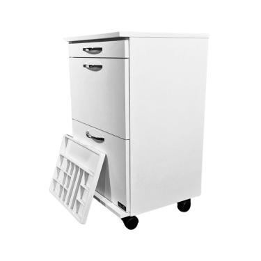 Imagem de Carrinho 2 Gavetas Com Trilhos Telescópicos