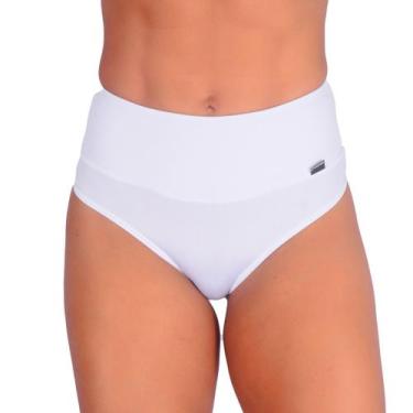 Imagem de Calcinha Tanga Cós Alto Microfibra Forro Algodão - Dakota Lingerie e M