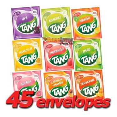 Imagem de Suco Tang 03 Caixas - 45 Envelopes Com 25gr Cada