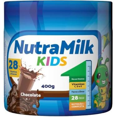 Imagem de Nutra Milk Kids Complemento Alimentar Infantil 400g - LHS FOODS, Choco