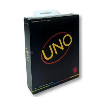 Imagem de Jogo De Cartas Uno Minimalista Preto Original - MATTEL, UN, Diversas