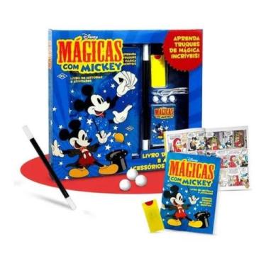 Imagem de Kit de Mágicas Infantil Mickey - Livro e Acessórios - DCL