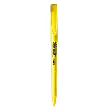 Imagem de Pincel Marca Texto Amarelo Briteliner 1 unid - Bic Marking