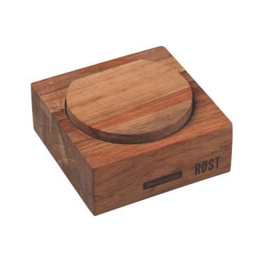 Imagem de Saleiro Rost Madeira Jatobá Mesclada 12,5 X 12,5cm 13561/071