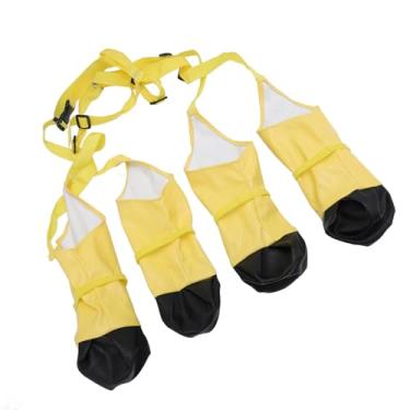 Imagem de Botas Suspensas para Cães, Botas de Cachorro Impermeabilizadas Protetor de Pata, Sapatos Anti -slip para Cães Leggings para Pequenos Cães Médios Ao Ar Livre Caminhar Neve de (M)