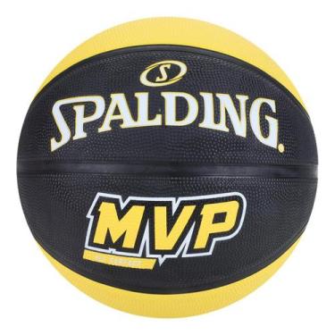Imagem de Bola de Basquete Spalding Mvp, Preto, Amarelo, 7