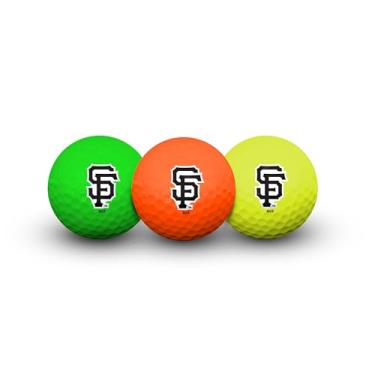 Imagem de Team Effort Pacote de bolas de golfe multicoloridas com 3 MLB San Francisco Giants