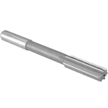 Imagem de Fedeas Alargador de mandril de 18 mm, alargador de máquina de torno de flautas retas H7 HSS 18 mm, ferramenta de corte de fresagem de haste redonda de aço de alta velocidade