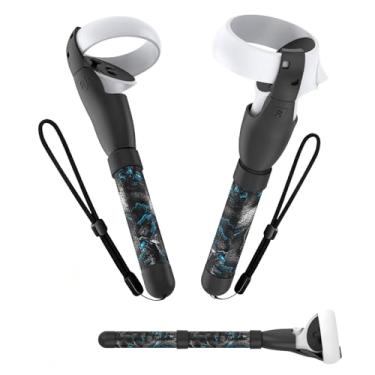 Imagem de VR Handle Attachment for Meta Quest, Extension Controller Accesories, Virtual Reality Headset (Phantom, Quest 2)