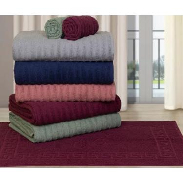 Imagem de Kit Com 2 Toalhas Banhão Fio Penteado Extra Macia - Soft (Cores Femininas)