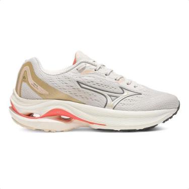 Imagem de Tênis Mizuno Wave Vitality 6 Feminino, 36, Bege, Coral