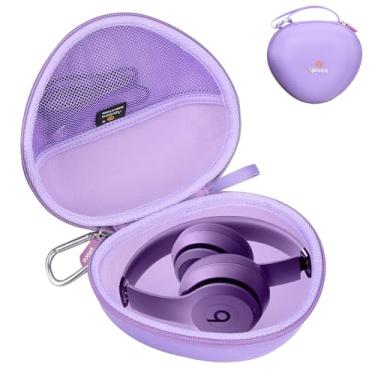 Imagem de Aproca Capa de fone de ouvido roxa para fones de ouvido sem fio Beats Studio Pro/Beats Solo 4 / Beats Solo3 / Beats Studio3 - Capa de fone de ouvido portátil para armazenamento