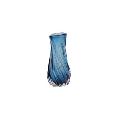Imagem de VASO DECOR MURANO 13X29 CM AZUL SAFIRA