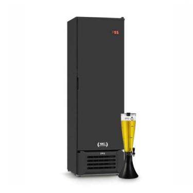 Imagem de Cervejeira Expositora Porta Sólida 400l Vcc400s Preta 220v Refrimate C