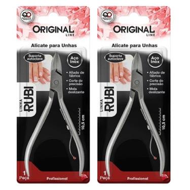 Imagem de Kit 2 Alicate Para Unhas Rubi Autoclave GT2362 - Original