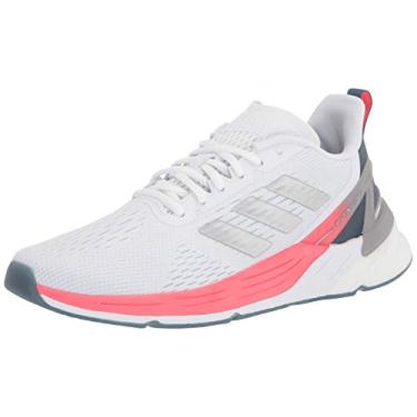 Imagem de adidas Tênis de corrida masculino Response Super, Branco/Prata Metálico/Azul, 5