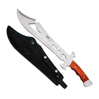 Imagem de Facão de Sobrevivência Camping Cabo Madeira Fulltang A64