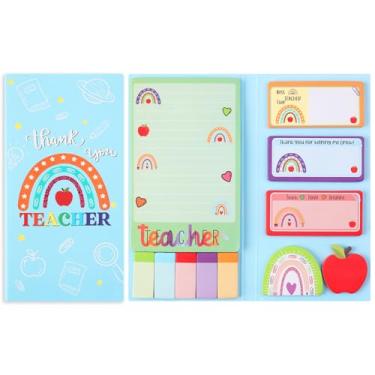 Imagem de Presentes de agradecimento ao professor creche pré-legal presentes para professores suprimentos para professores materiais escolares para professores adesivos de apreciação paraprofissional presente