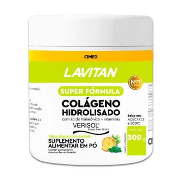 Imagem de Levitan Cimed Colágeno Hidrolisado Sabor Abacaxi com Hortelã 300g - La