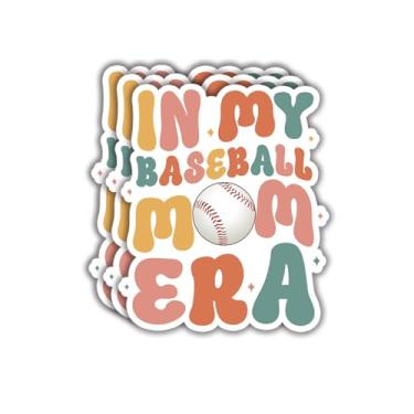 Imagem de (3 peças) em adesivo My Baseball Mom Era, citações sarcásticas, frases inspiradoras de beisebol, amantes de esportes, adesivos de vinil para Tumbler, laptop, Kindle, garrafas de água, tablet, livros